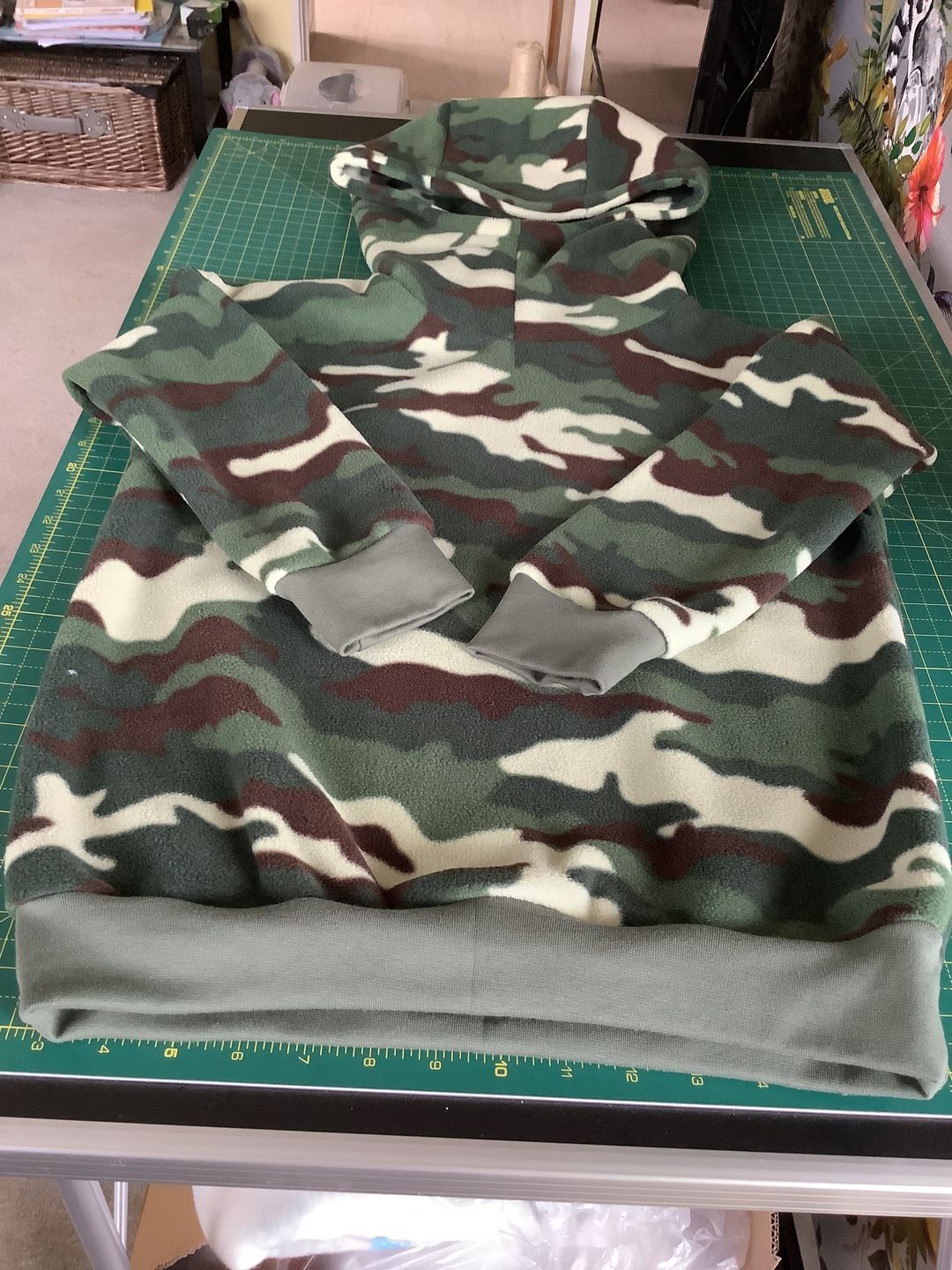 Customer photo review of Camo Anti Pill Polar Fleece Fabric