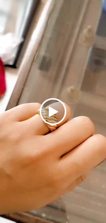 Customer video review of Twisted Dome Ring- 18k Gold Plated