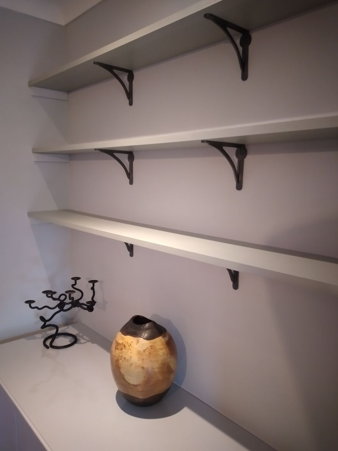 Customer photo review of 7 Inch Ironbridge Cast Iron Shelf Bracket