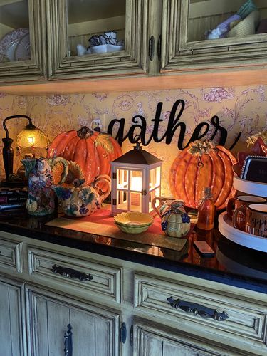 Customer photo review of Weathered White Wooden Lantern Candle Warmer