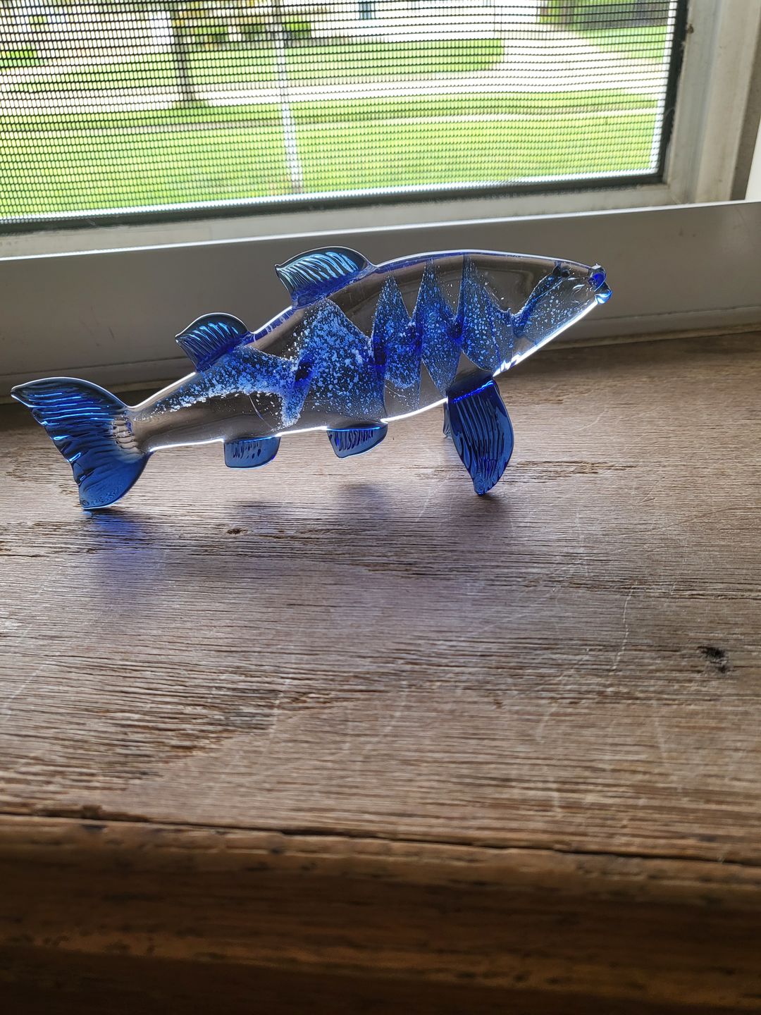 Customer photo review of Trout Figurine with Cremation Ash