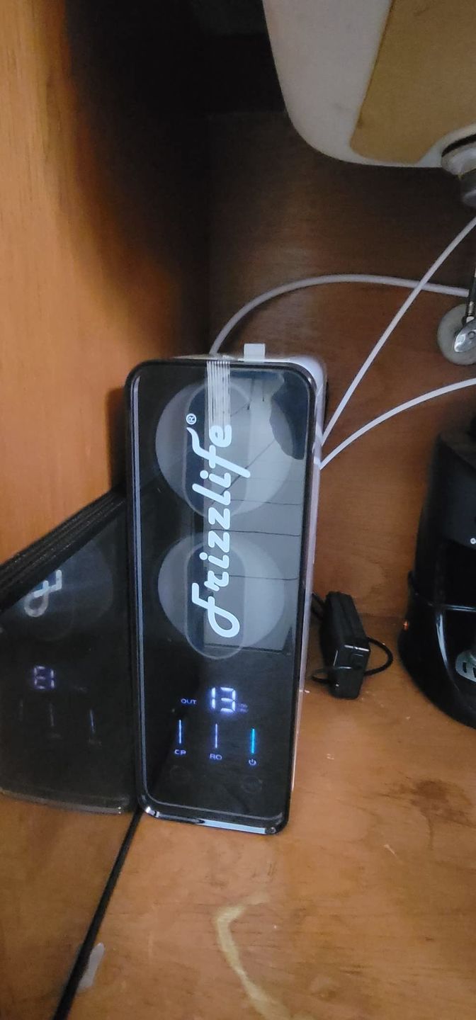 Customer photo review of Frizzlife 600 GPD Tankless Reverse Osmosis Water System With Alkaline & Remineralization, PD600-TAM3