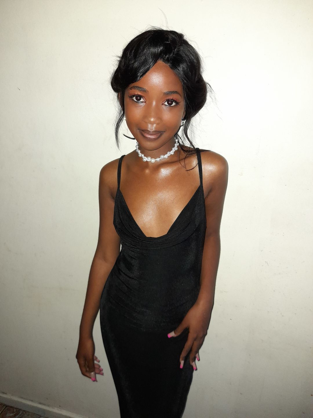 Customer photo review of Grade 13A Kim K Straight BoB wig 10inch