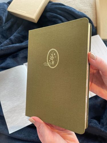 Customer photo review of Tsuki ‘Mori’ Limited Edition Bullet Journal ☾