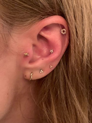 Customer photo review of Lightning Bolt Labret
