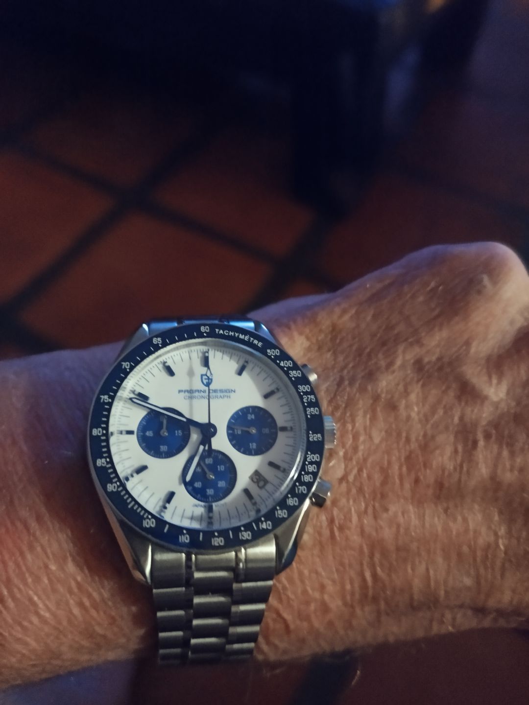 Customer photo review of Pagani Design PD-1701 "Speedmaster Moonwatch"
