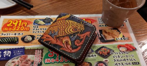 Connor S. review of Hundred Ghosts™ Irezumi Japanese Leather Wallet image 1 out of 1