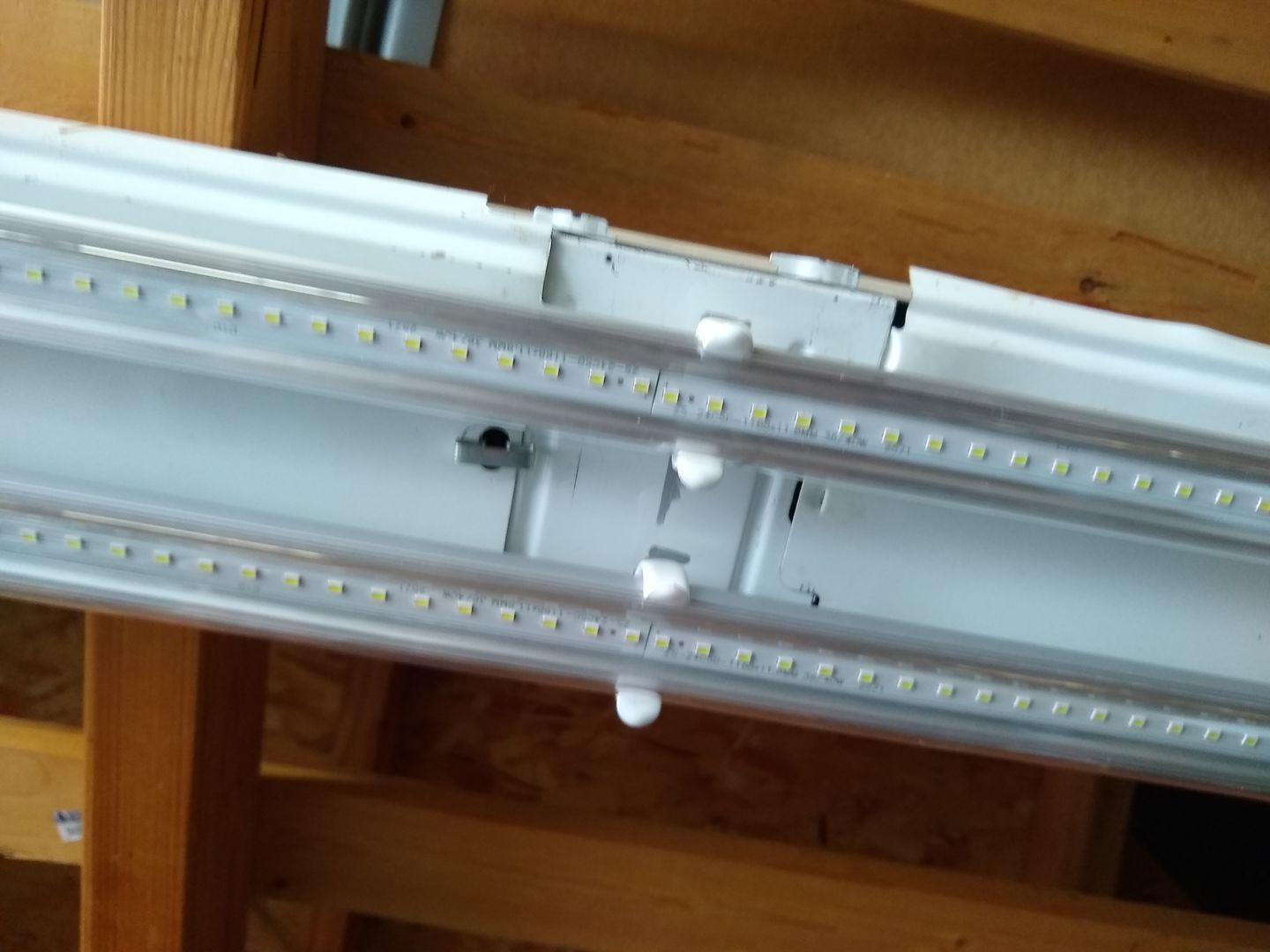 Customer photo review of 4ft 18W VersaT8 LED Tube - Ballast Compatible or Bypass - (UL)