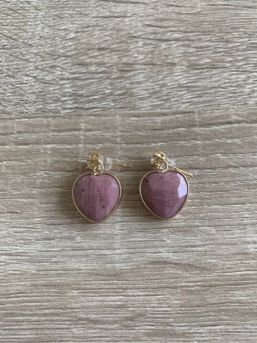 Customer photo review of PURE-ELEGANZ RHODOCHROSIT OHRRINGE