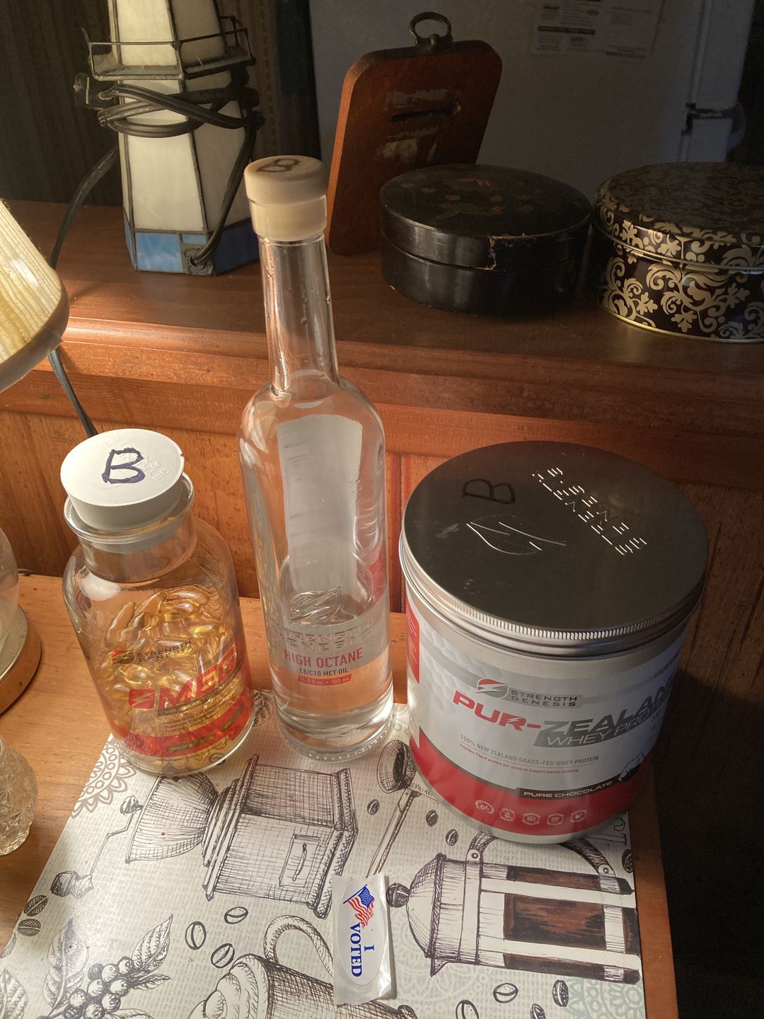 Customer photo review of Strength Genesis 100% Pur Zealander Grass-Fed Whey Protein
