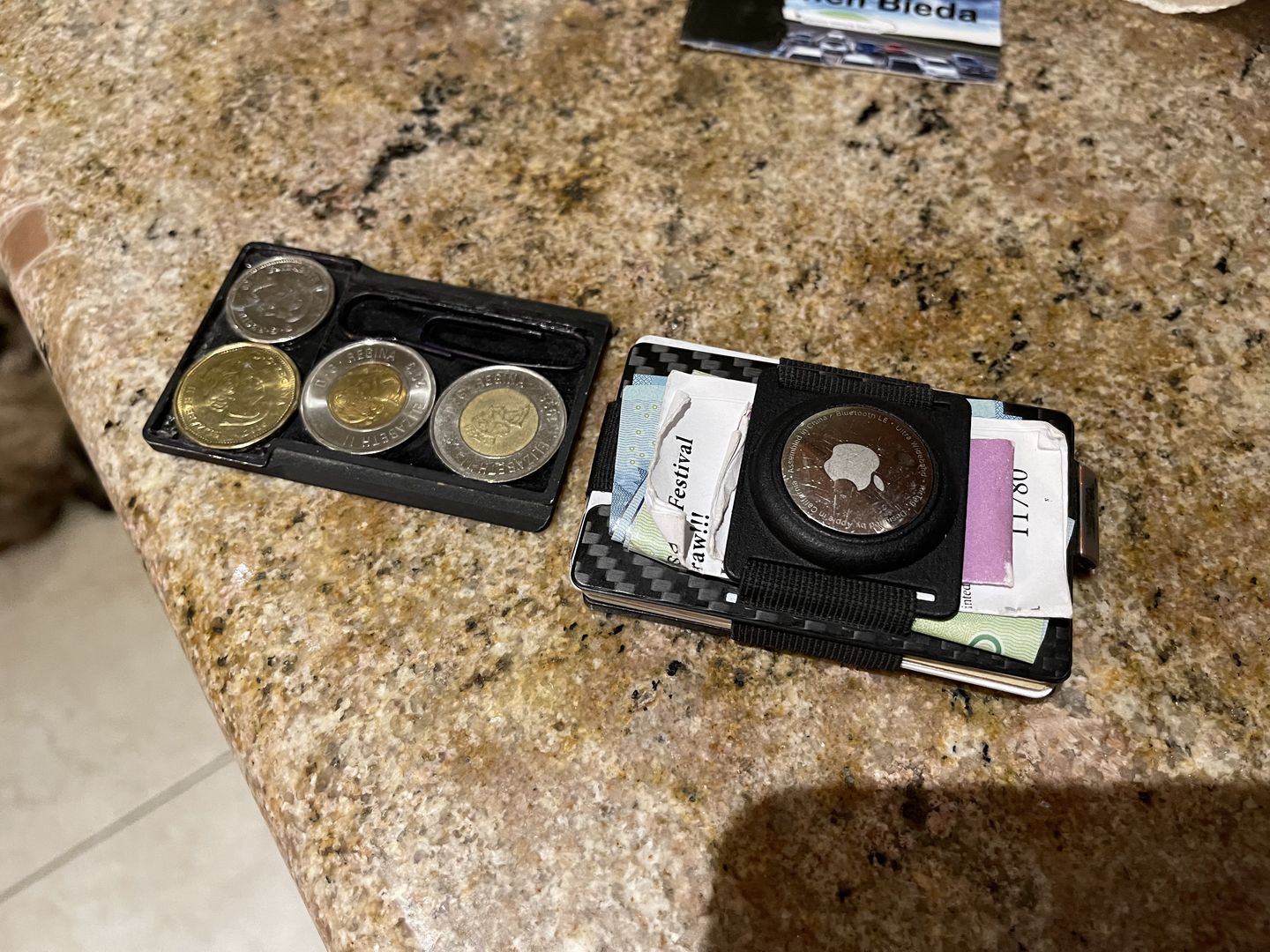 Customer photo review of 3D printed AirTag Cash Clip