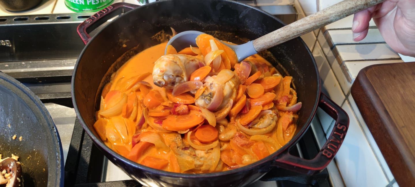 Customer photo review of Massaman Curry Kochbox (für 3-4 Portionen) in der Bambusbox
