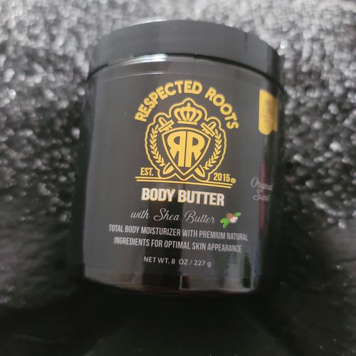 Customer photo review of Respected Roots Body Butter (Original Scent 8oz)