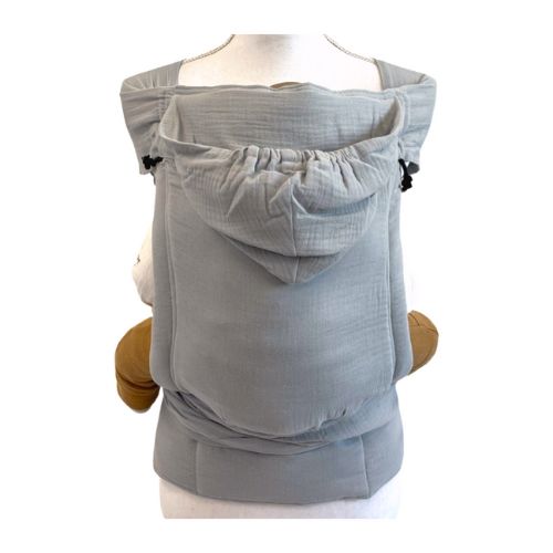 Customer photo review of the Mei Tai baby carrier, solid color | Light gray