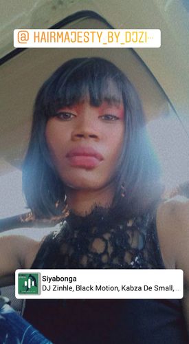 Customer photo review of NALEDI - Brazilian Fringe Bob