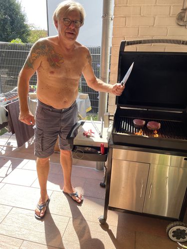 Customer photo review of Handgeschmiedetes Allzweckmesser