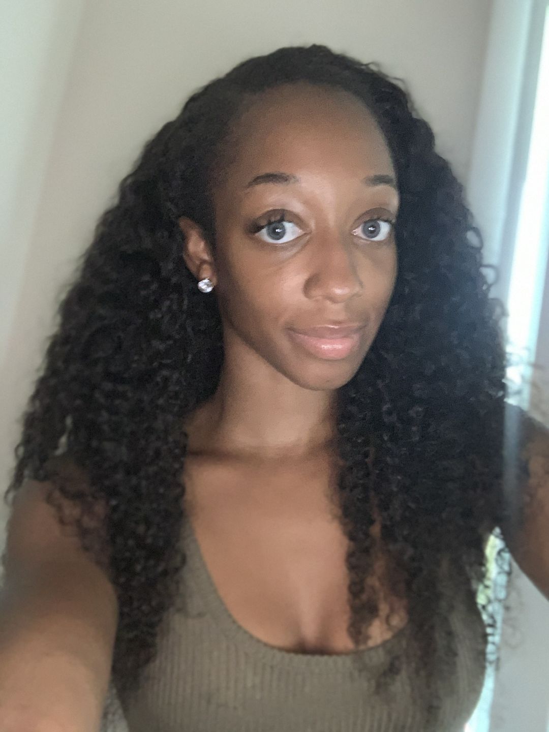Customer photo review of Brazilian Curly Bundle