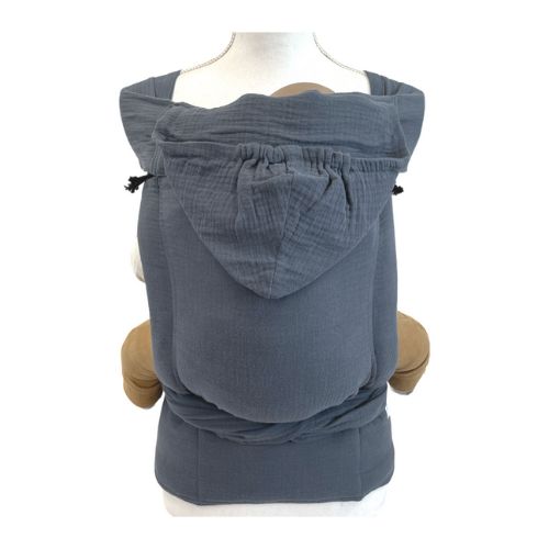 Customer photo review of the Mei Tai baby carrier, solid color | Dark gray