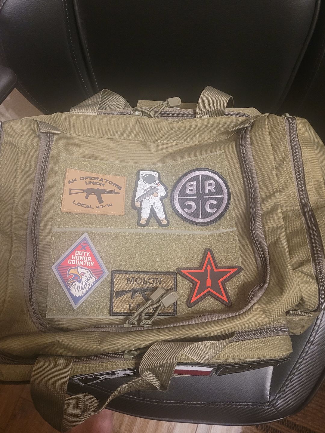 Customer photo review of Space Force Morale Patch