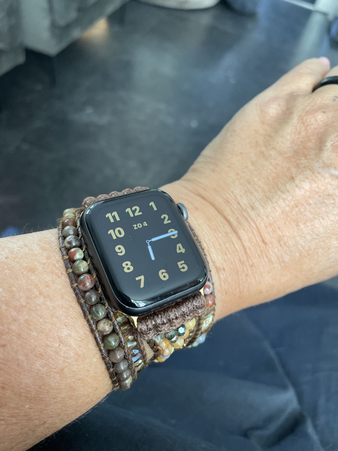 Customer photo review of Moonlight Goddess Apple Watch Strap