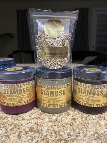 Customer photo review of The Wellness Trio Sea Moss Gel Combo