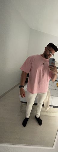 Customer photo review of Camiseta Miami NOWA - Oversized Deep Pink