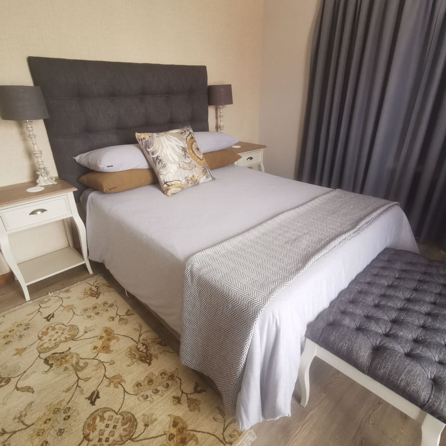 Customer photo review of Soft Grey Duvet Cover Set