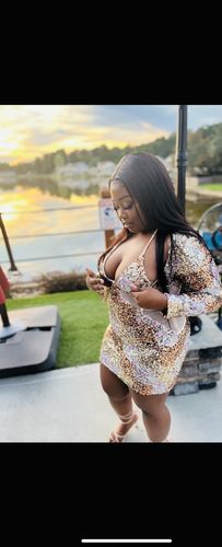 Customer photo review of Sequined Striking Mini Dress