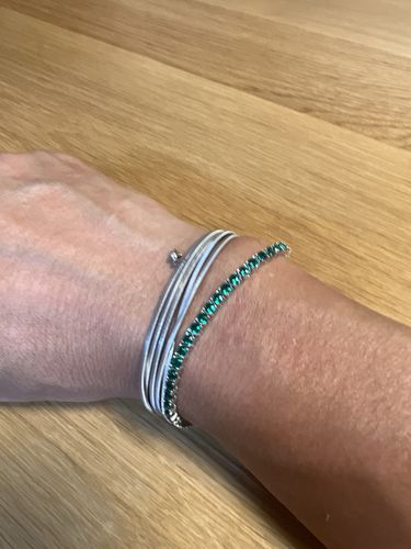 Customer photo review of Tennis Bracelet - Verde
