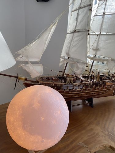 Customer photo review of The Original Moon Lamp