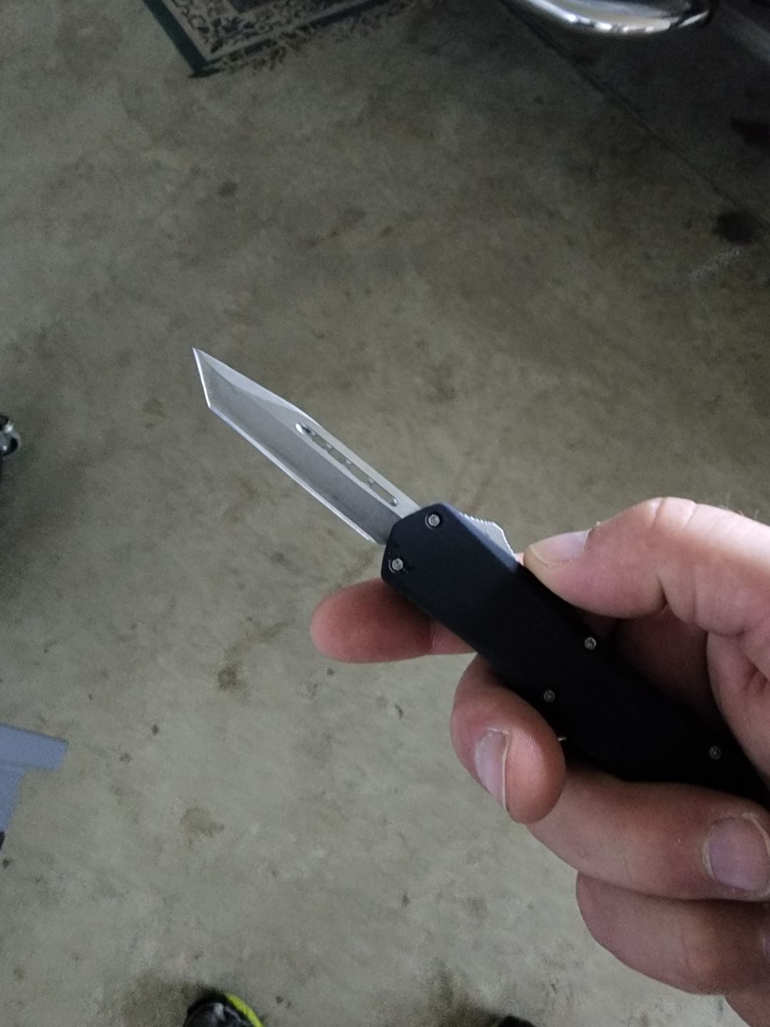 Customer photo review of Mini Black Ghost D/A OTF (Multiple Blade Styles Available)