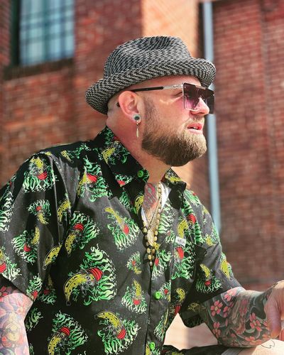 Customer photo review of Thunder Stroke Sunglasses