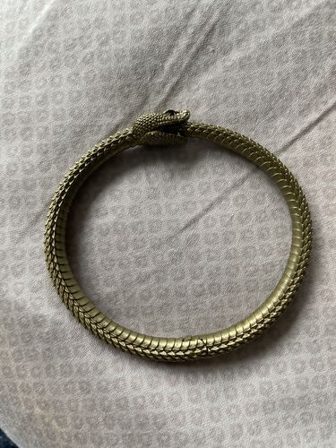 Customer photo review of Ouroboros Bracelet | Brass
