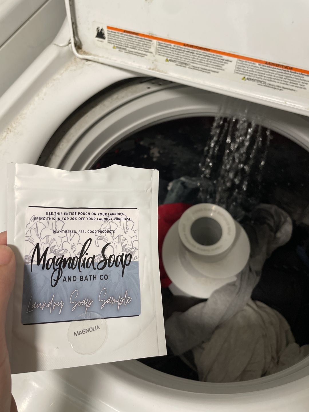 Customer photo review of LAUNDRY SOAP SAMPLER 4 Pack
