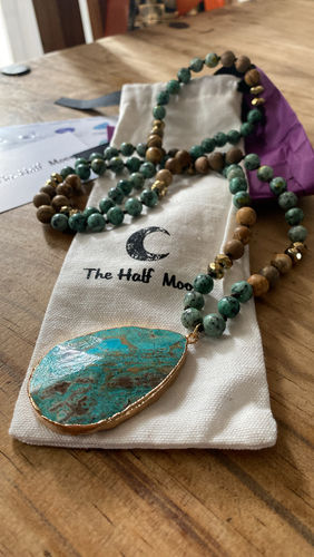 Customer photo review of Bringer of Calm - Natural Jasper Necklace