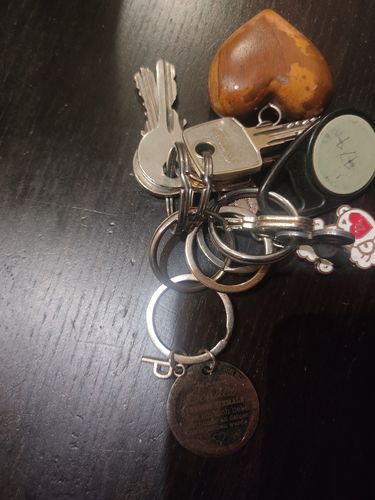 Customer photo review of Schlüsselanhänger mit Initial - An meinen Schatz
