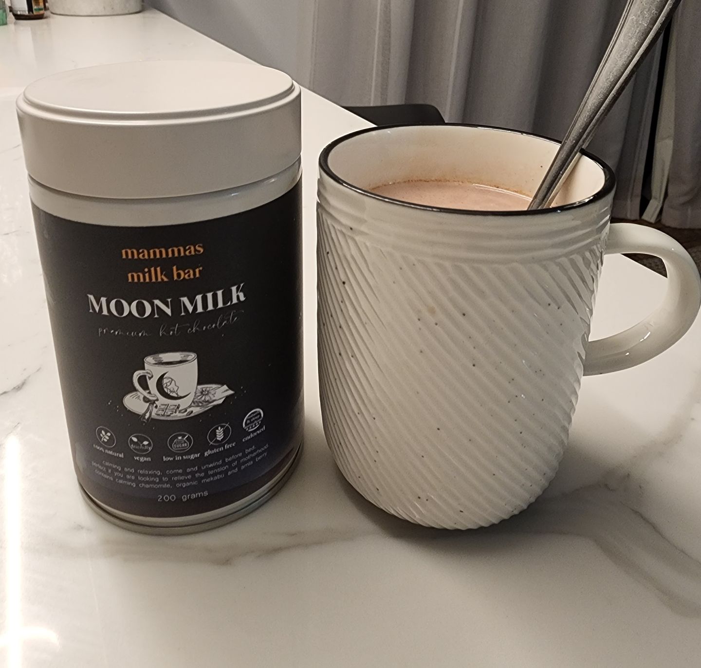 Customer photo review of Moon Milk - Sleep & Rest