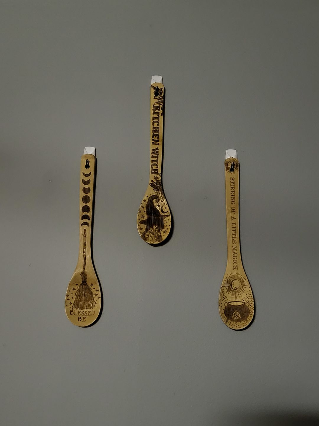 Customer photo review of Witchy Bamboo Wooden Spoon