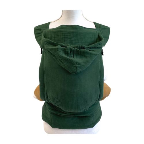 Customer photo review of the Mei Tai baby carrier, solid color | Green