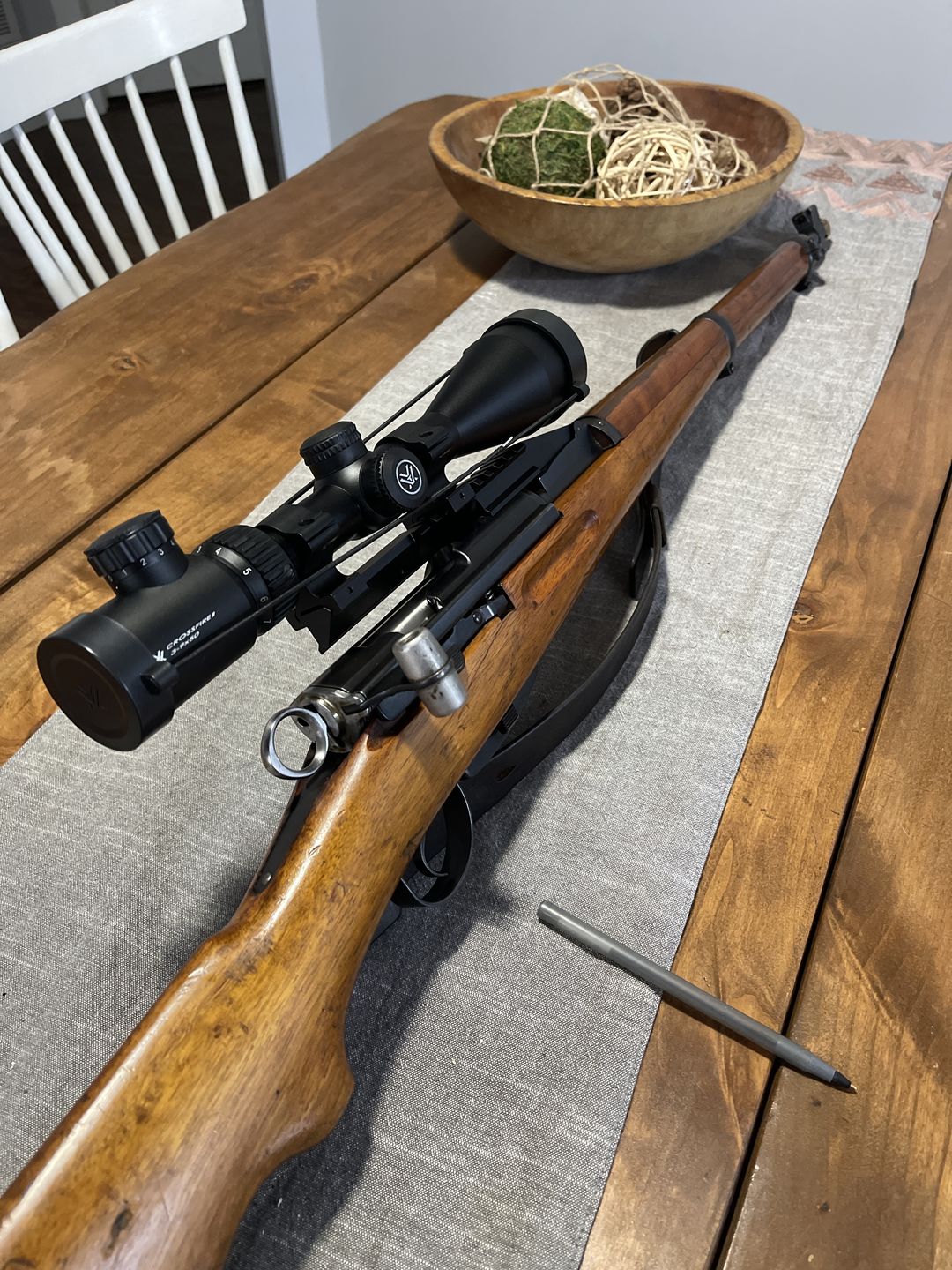 Customer photo review of Swiss K31 NDT (No Drill-Tap) Scope Mount Low Profile with Picatinny Rail Gen 4