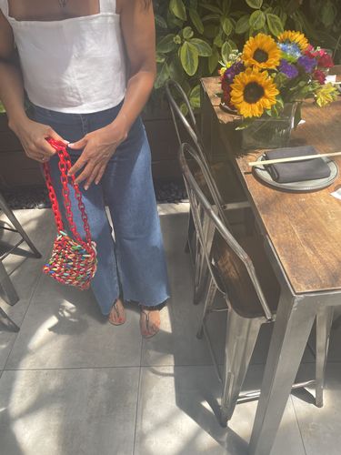 Customer photo review of Chain Handbag - Rainbow