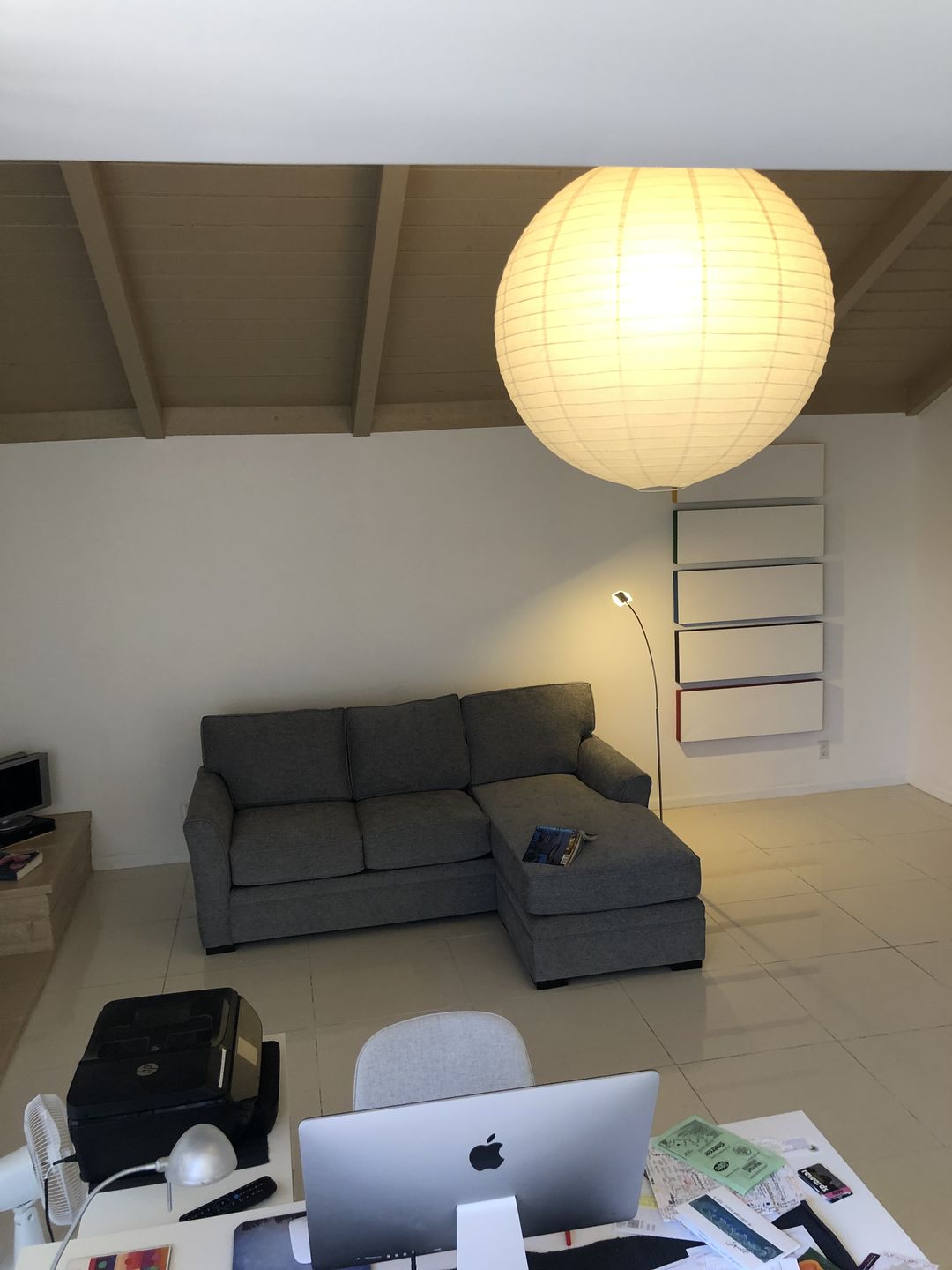 Customer photo review of 36" Beige / Ivory Jumbo Round Paper Lantern, Even Ribbing, Chinese Hanging Wedding & Party Decoration