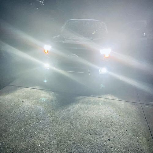 Customer photo review of Carifex Compact LED Headlight Sets