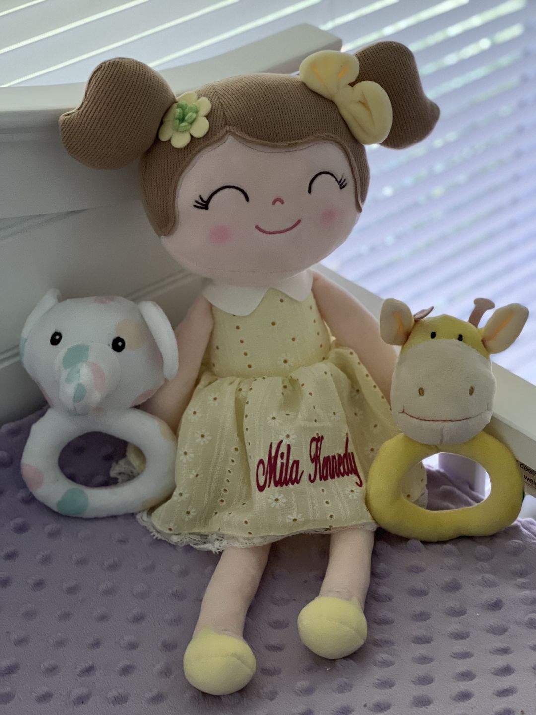 Customer photo review of Leyadoll - Soft Baby Rattle Toy