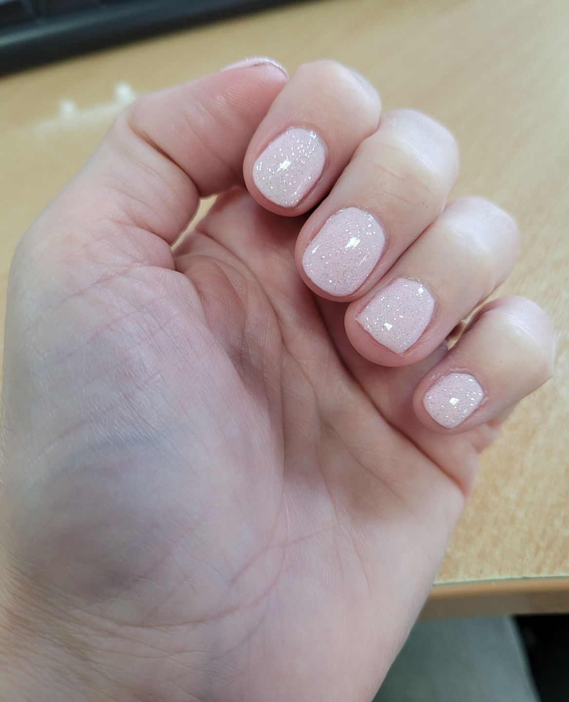 Customer photo review of Semilac Top Coat Flash ON T21 UV Gel Polish 7ml
