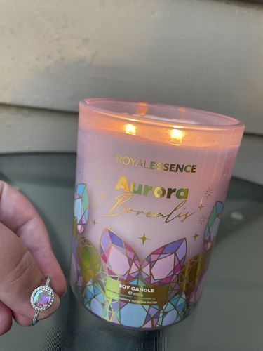 Customer photo review of Aurora Borealis (Candle)