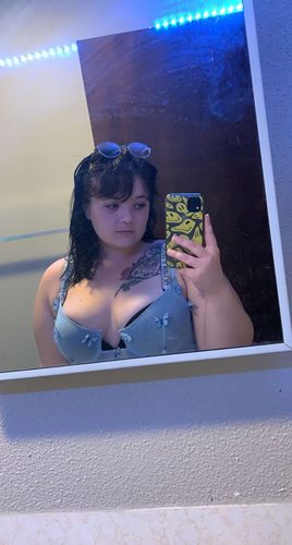 Customer photo review of Butterfly Corset Top (BLUE)