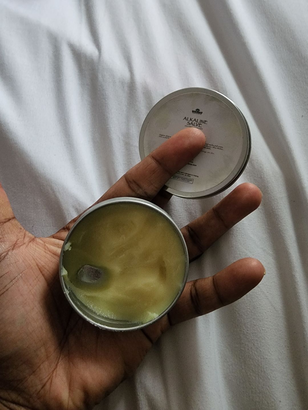 Customer photo review of Alkaline Salve