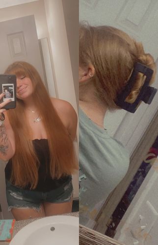 Customer photo review of XXL Dreamy Claw Clip