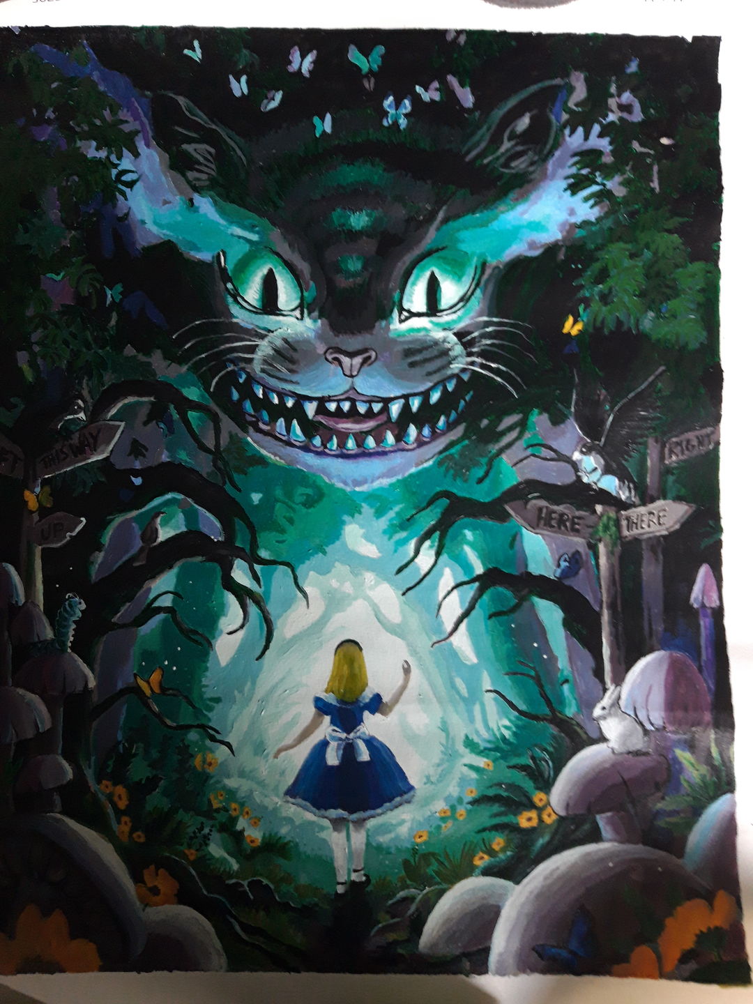 Customer photo review of Malen nach Zahlen - Das Wunderland betreten  - by jojoesart